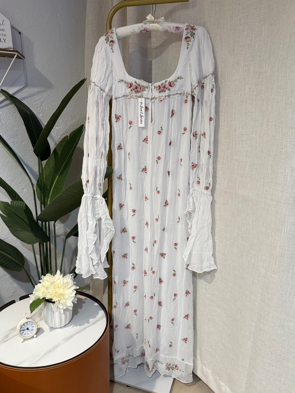 $689 Julianne For Love and Lemons Maxi Dress Size small NWT - Picture 15 of 16